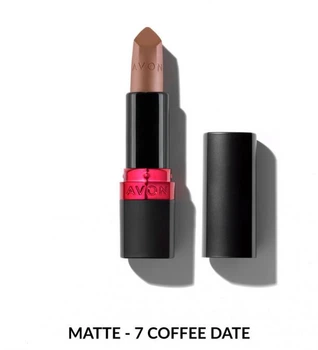 Увлажняющая матовая губная помада Avon Ультра 7 Классический кофейный-Coffee Date 3.6 г (54241872)