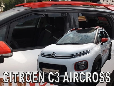 Дефлекторы окон ветровики Citroen C3 Aircross 5D 17- вставные 4шт Heko Ситроен С3 Аиркросс АМ0054443