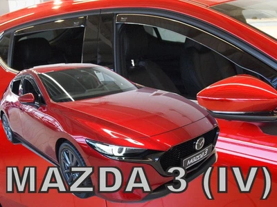 Дефлекторы окон ветровики Mazda 3 3 5D HB 19- вставные 4шт Heko Мазда 3 АМ0054453
