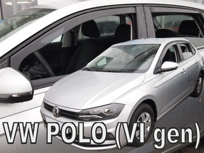 Дефлекторы окон ветровики Volkswagen Polo 6 5D HB 17- вставные 4шт Heko Фольксваген Поло АМ0054477