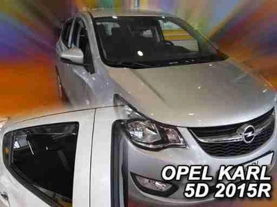 Дефлектори вікон вітровики Opel Karl 5D OT 15- вставні 4шт Heko Опель Карл АМ0007706