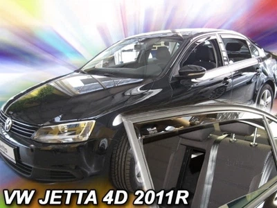 Дефлекторы окон ветровики Volkswagen Jetta 4d SD 11-18 вставные 4шт Heko Фольксваген Джетта АМ0008023