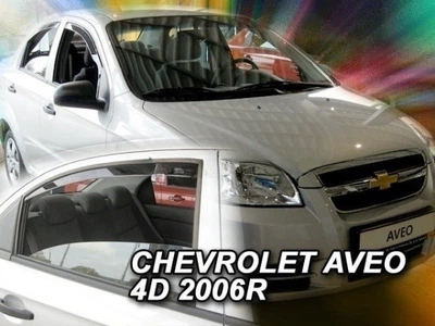 Дефлекторы окон ветровики Chevrolet AVEO 2 4D SD 06-11 вставные 4шт Heko Шевроле Авео АМ0032867
