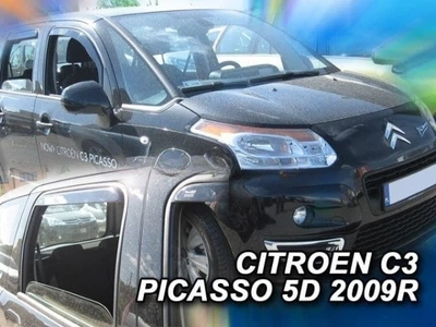 Дефлекторы окон ветровики Citroen C3 Picasso 5D 09- вставные 4шт Heko Ситроен С3 Пикассо АМ0033664