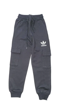 Штани спортивні дитячі принт Adidas 122 чорний