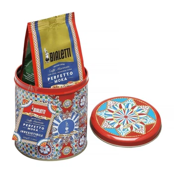 Набір металева банка + кава мелена Bialetti Dolce&Gabbana BARATTOLO - PERFETTO MOKA IRRESISTIBILE D&G 096080404