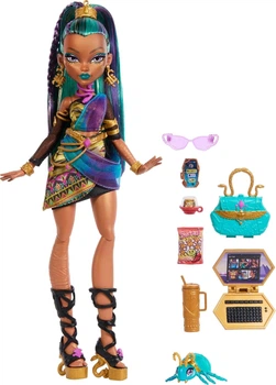 Лялька Monster High Nefera De Nile Монстер хай Нефера Де Ніл з вихованцем і аксесуарами (JDR48)
