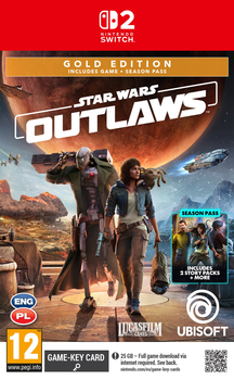 Гра Nintendo Switch 2 Star Wars Outlaws Gold Edition (електронний ключ) (3307216304838)
