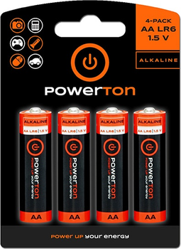 Батарейки Powerton AA (LR6) 1.5V (10x4-pack) 40 шт (8590274601246)