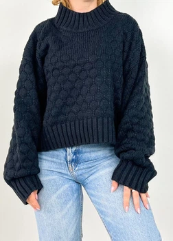 Жіночий светр MONKI 707885-2 L чорний (2000004872144)