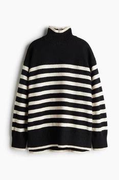 Жіночий светр H&M 210508-2 M(170/96) чорний (2105080004)