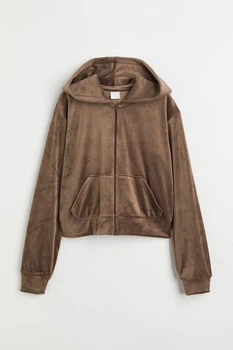 Жіноча толстовка H&M 208634-4 S(165/88) коричневий (02086340003)