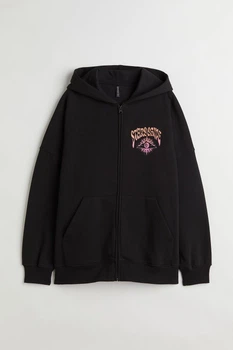Жіноча толстовка H&M 210645-4 2XS(160/76) чорний (02106450001)