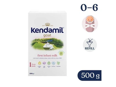 Начальная детская молочная смесь Kendamil Goat 1 (0-6 мес) на основе козьего молока, 500 г