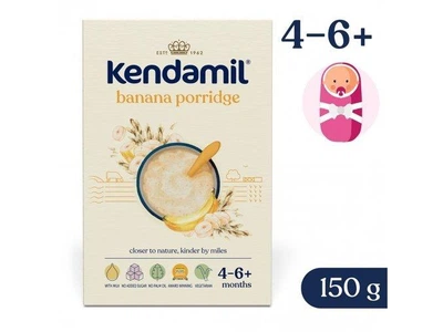 Каша молочная Kendamil с бананом для детей от 4-6 месяцев 150 г