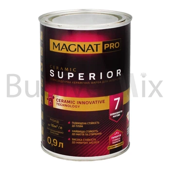 Фарба інтер'єрна Magnat Pro Ceramic Superior 7 база А керамічна 0,9 л біла шовковисто-матова