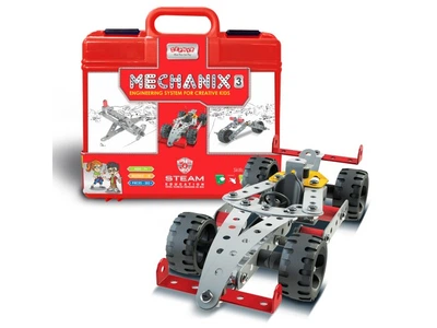 Конструктор металлический Mechanix №3, Zephyr (1070), 202 дет.
