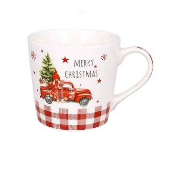 Кружка фарфоровая Merry Christmas в подарочной упаковке 400мл 311-143-4