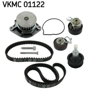 Комплект ГРМ ремінь+ролики+помпа SKF VKMC 01122