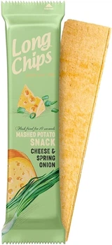 Чипсы Long Chips сыр и зелёный лук, 75 г