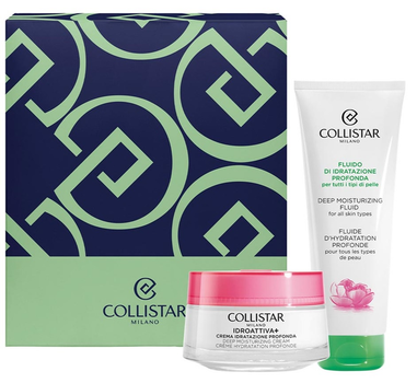 Zestaw do pielęgnacji twarzy Collistar Krem do twarzy Idroattiva+ nawilżający 50 ml + Fluid do ciała nawilżający 100 ml (8015150006651)