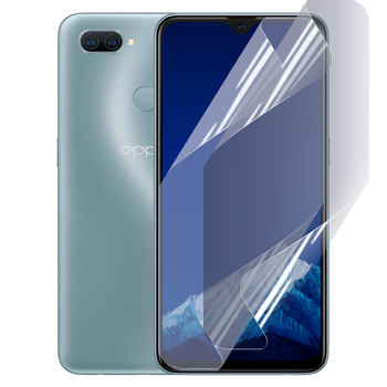 Антишпион приватная плёнка гидрогелевая для смартфона Oppo A11K противоударная прозрачная