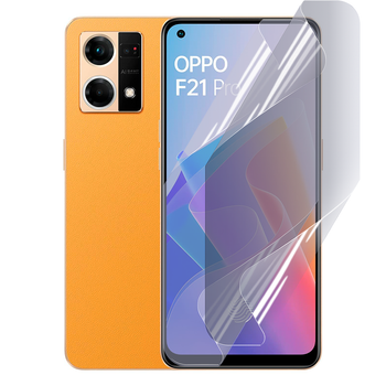 Антишпион приватная плёнка гидрогелевая для смартфона Oppo F21 Pro противоударная прозрачная