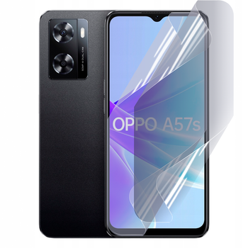 Антишпион приватная плёнка гидрогелевая для смартфона OPPO A57s (4G) противоударная прозрачная
