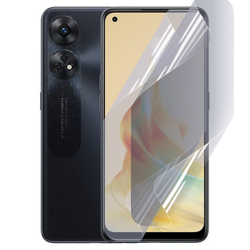 Антишпион приватная плёнка гидрогелевая для смартфона OPPO Reno 8T 4G противоударная прозрачная