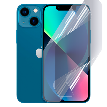 Плёнка гидрогелевая матовая для Apple iPhone 13 Mini протиударная прозрачная