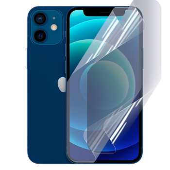 Плёнка гидрогелевая для Apple iPhone 12 Mini глянцевая противоударная прозрачная