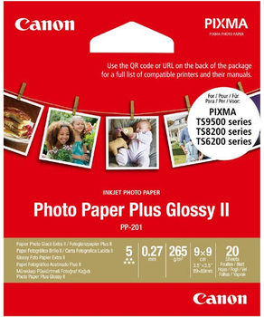 Фотопапір Canon Photo Paper Plus II Glossy PP-201 20 аркушів (2311B070)