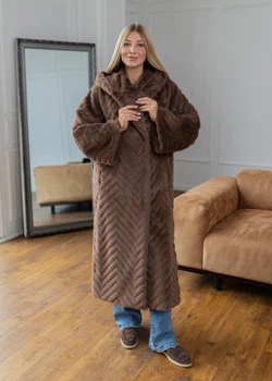 Экошуба Tiara N165V 44 Macadamia print шоколадний