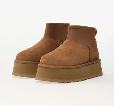 Женские зимние угги Classic Mini Dipper Boot Chestnut 36р - (22,5см)