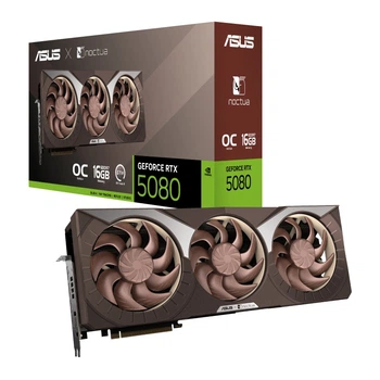 Видеокарта ASUS GeForce RTX 5080 16GB GDDR7 Noctua OC Edition (90YV0M32-M0NA00)