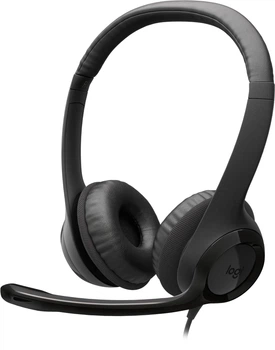 Навушники Logitech H390 USB-C Midnight Black (981-001576)