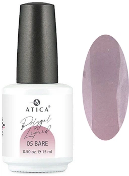 Рідкий полігель Polygel Liquid №05 Bare Atica, 15 мл