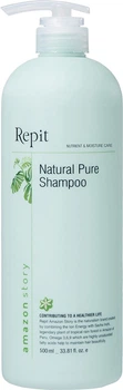 Шампунь для пошкодженного та нормального волосся Natural Pure Amazon Story Repit, 500 мл