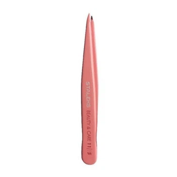 Пінцет для брів BEAUTY & CARE 11 TYPE 5 (точковий) рожевий СТАЛЕКС