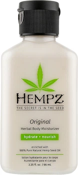 Зволожуюче молочко для тіла HEMPZ Herbal Moisturizer, 65 мл