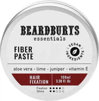 Паста-помада для волосся текстуруюча з волокнами Fiber Essentials Beardburys, 100 мл