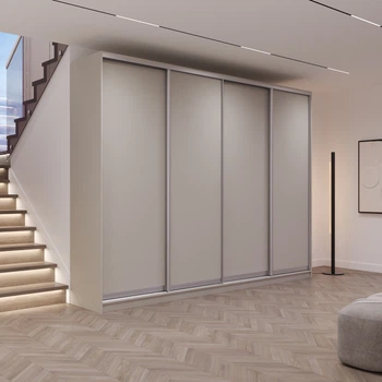 Шкаф-купе Viant Ligth1KomboDual ДСП 2800х450x2400 мм Кашемир