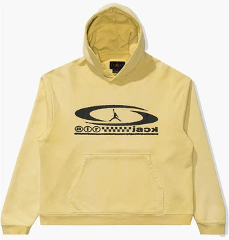 Кофта унисекс Jordan Air Jordan X Travis Scott Hoodie M Жовтий FQ7821-308