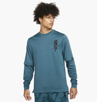 Кофта чоловіча Jordan Zion Ls Shooting S Бірюзовий DJ5871-393