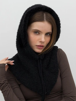 Капор жіночий Malisa Капучіно 5-8068-CM-218 One Size Чорний