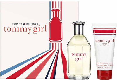 Zestaw damski Tommy Hilfiger Tommy Girl Woda toaletowa 100 ml + Balsam do ciała 100 ml (7640496671402)