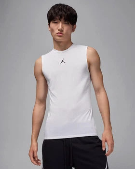 Компресійна Майка Jordan Sport Men's Dri-FIT Sleeveless Base Layer Tank(HV4101-100) L Білий
