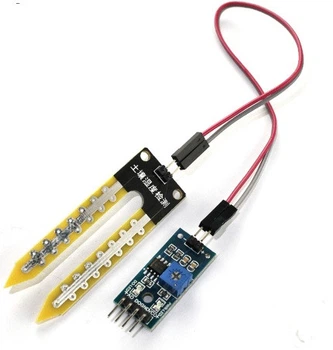 Гигрометр, датчик влажности почвы, модуль Arduino