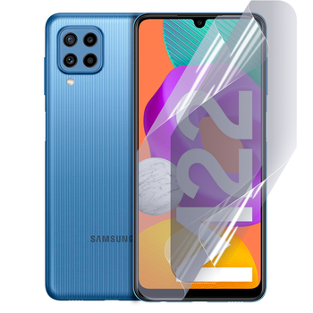 Плёнка гидрогелевая для Samsung Galaxy M22 4G (SM-M225F) глянцевая противоударная прозрачная