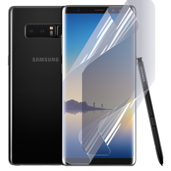 Антишпион приватная плёнка гидрогелевая для смартфона Samsung Galaxy Note 8 противоударная прозрачная